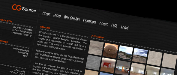 CGsource – Floor generator & Multi texture map
